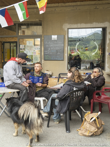 Café de l'Europe à Florac.
