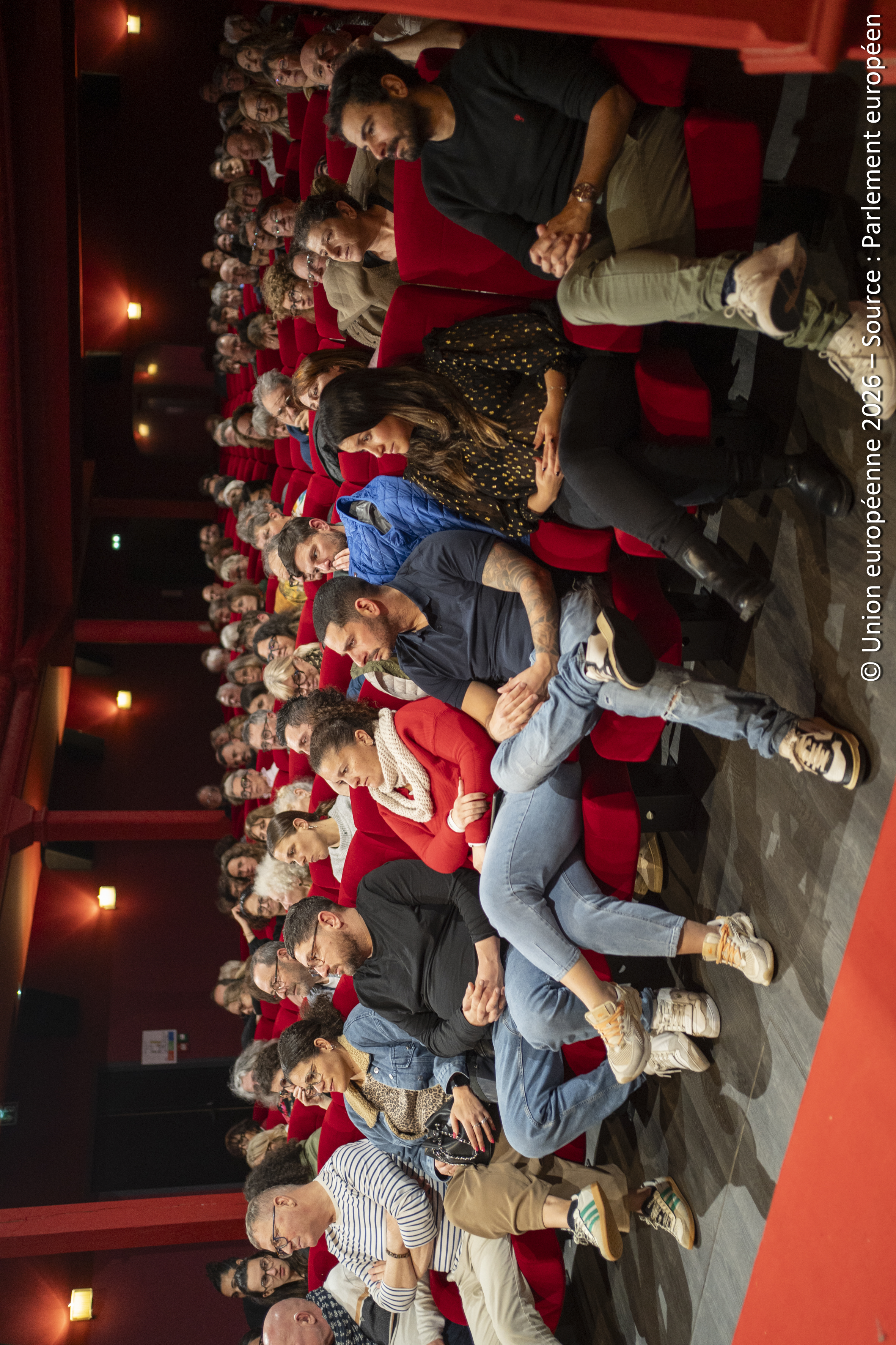 Affichage officiel de la semaine internationale pour les personnes en situation de handicap du Parlement européen